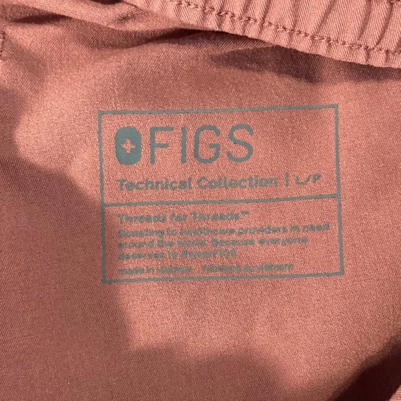 FIGS Zamora Jogger Scrub Pants Womens Size S Pink Nurse Slim Fit Pockets Cargo - Picture 7 of 15